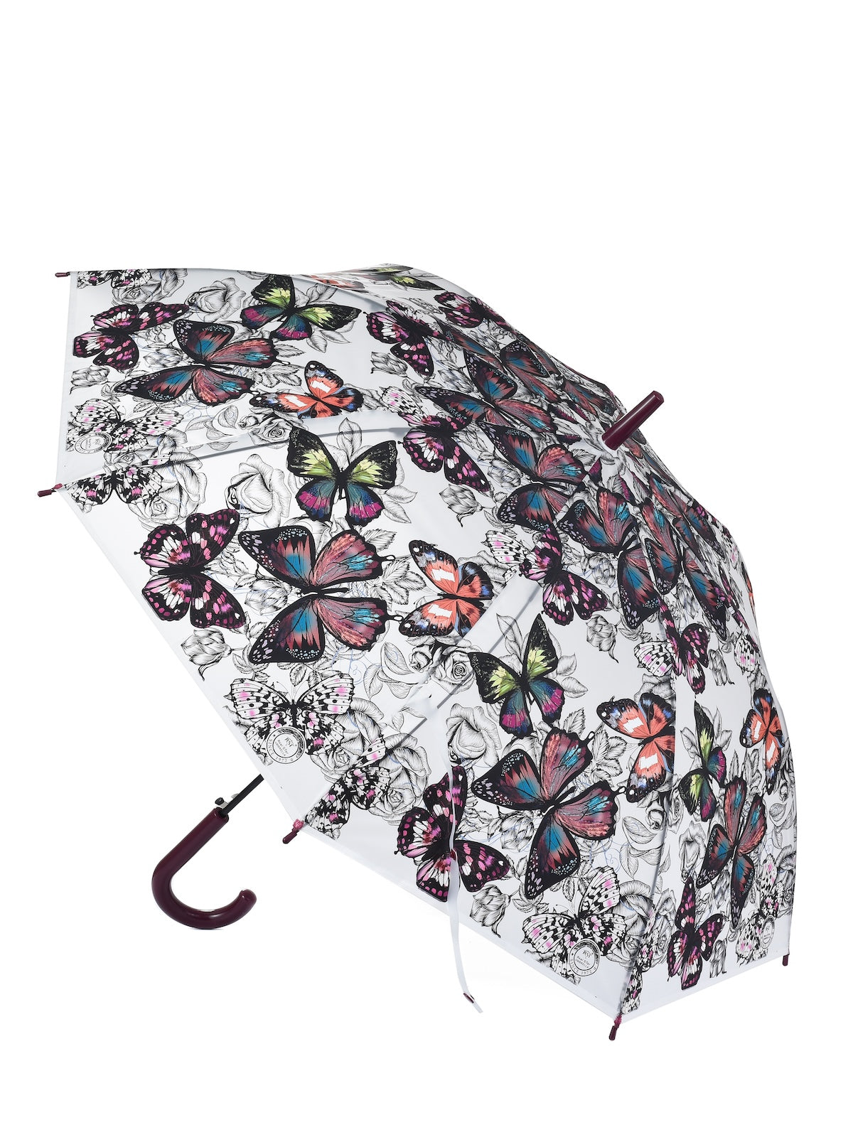 Rano - Clear Butterfly Walking Stick Umbrella