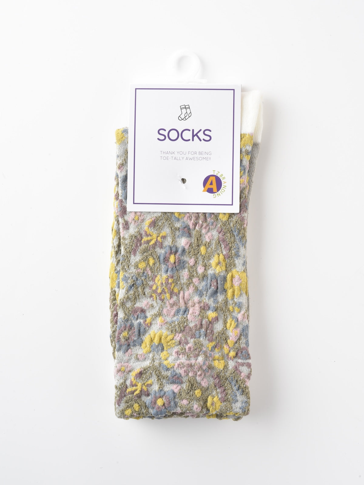 Rufia - Vintage Floral Mid-Calf Socks