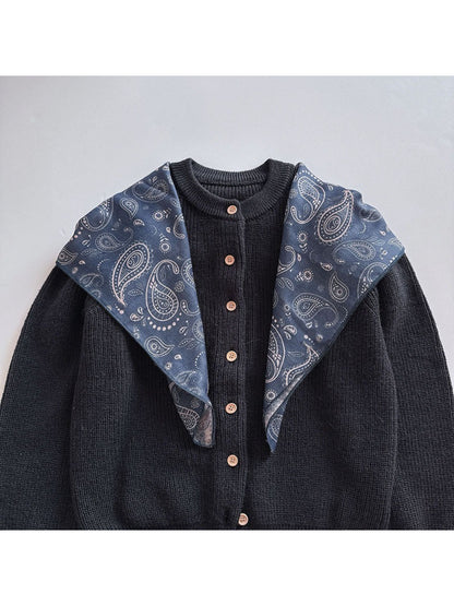Scarvii - Vintage Paisley Accent Scarf