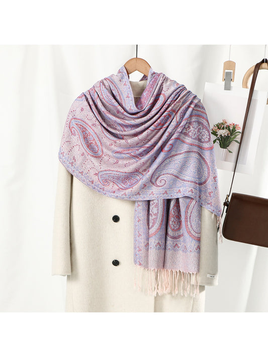 Scarvii - Bohemian Paisley Tassel Scarf