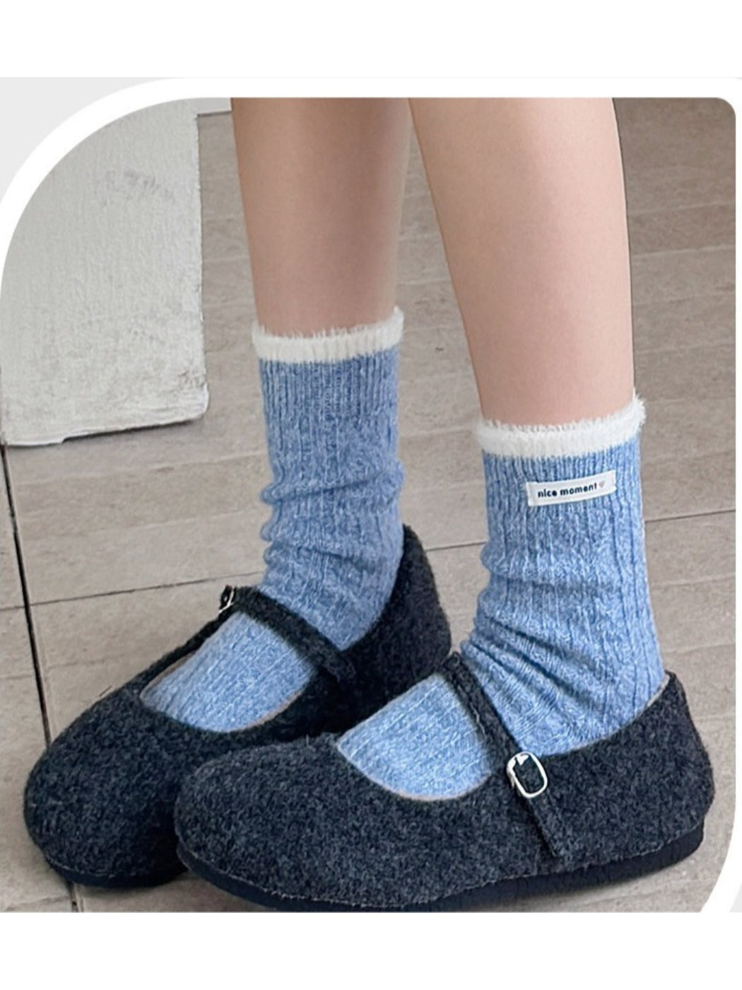 Rufia - Everyday Rib Knit Crew Socks