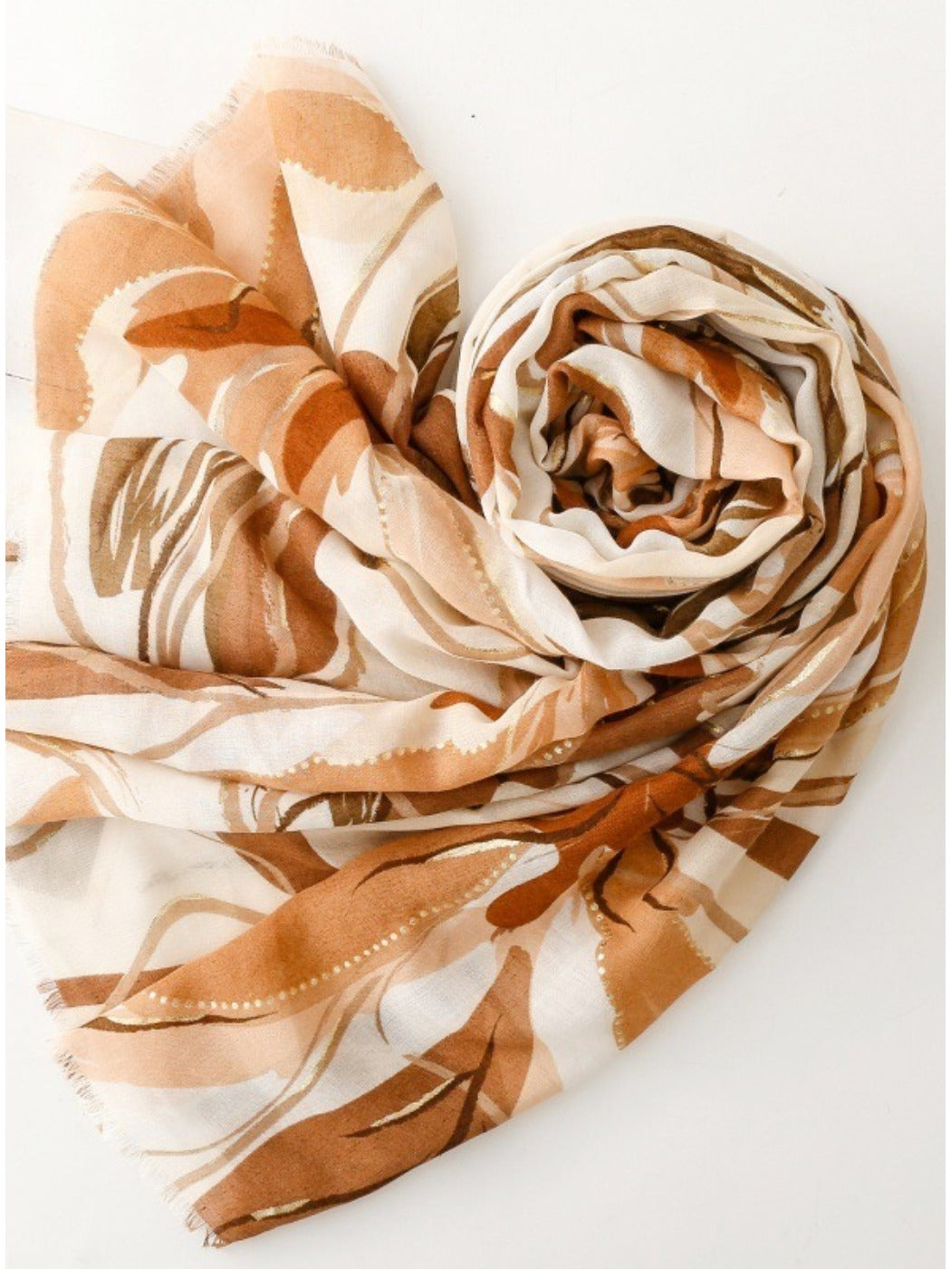 Scarvii - Elegant Orchid Floral Print Scarf