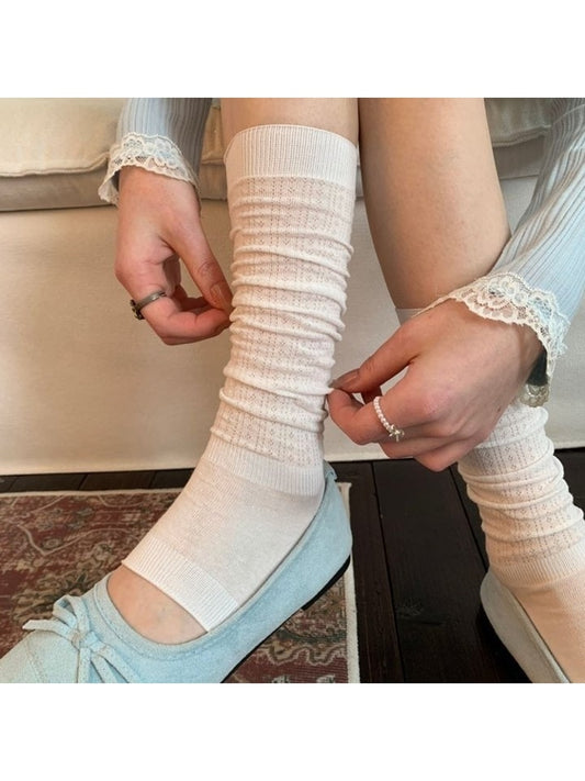 Rufia - Solid Color Sleeve Socks