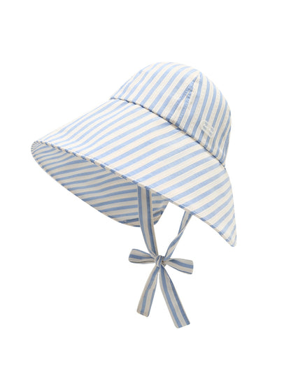 Haila - Striped Wide Brim Bucket Hat