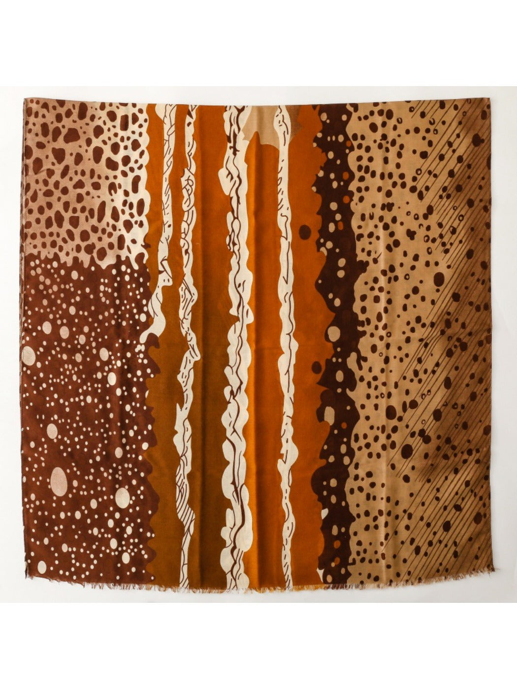 Scarvii - Autumn-Winter Irregular Polka Dot Print Scarf