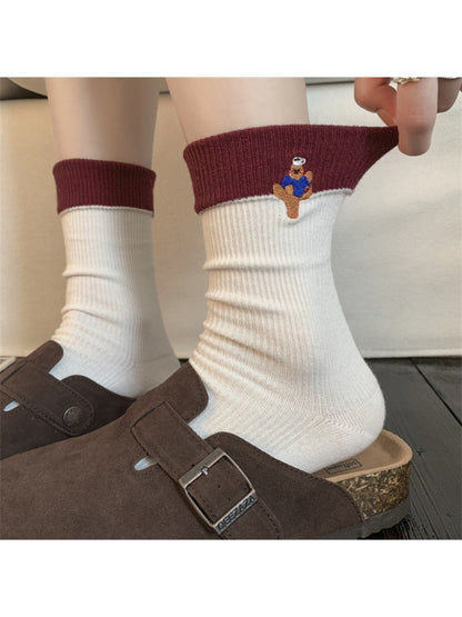 Rufia - Playful Character Ribbed Crew Socks product image 5