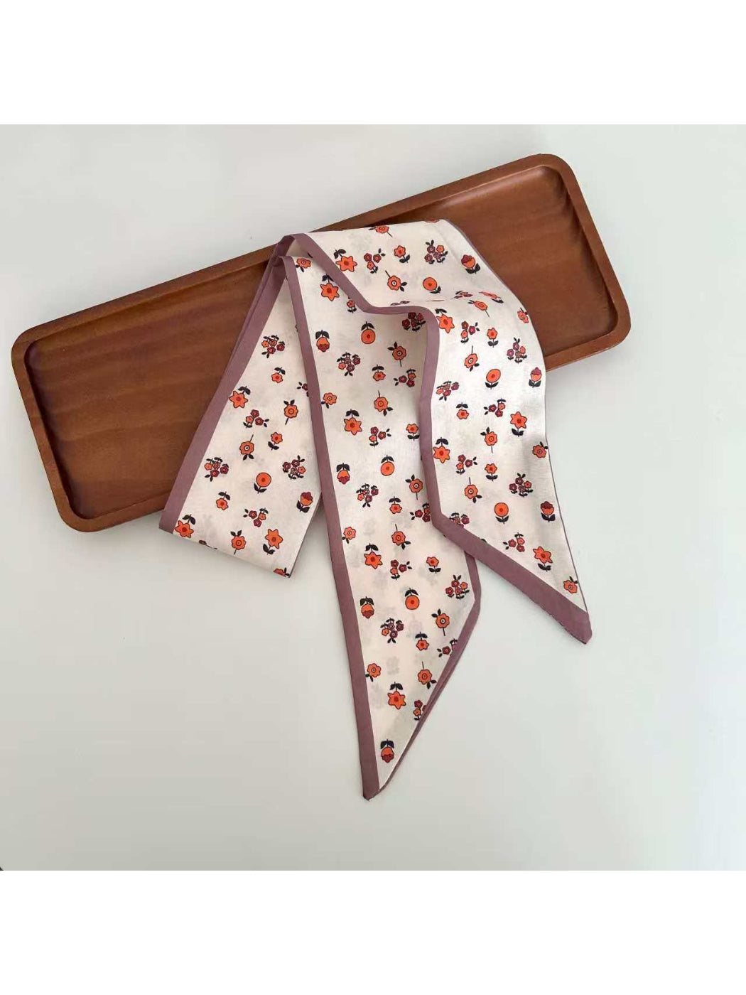 Scarvii Ditsy Floral Skinny Scarf