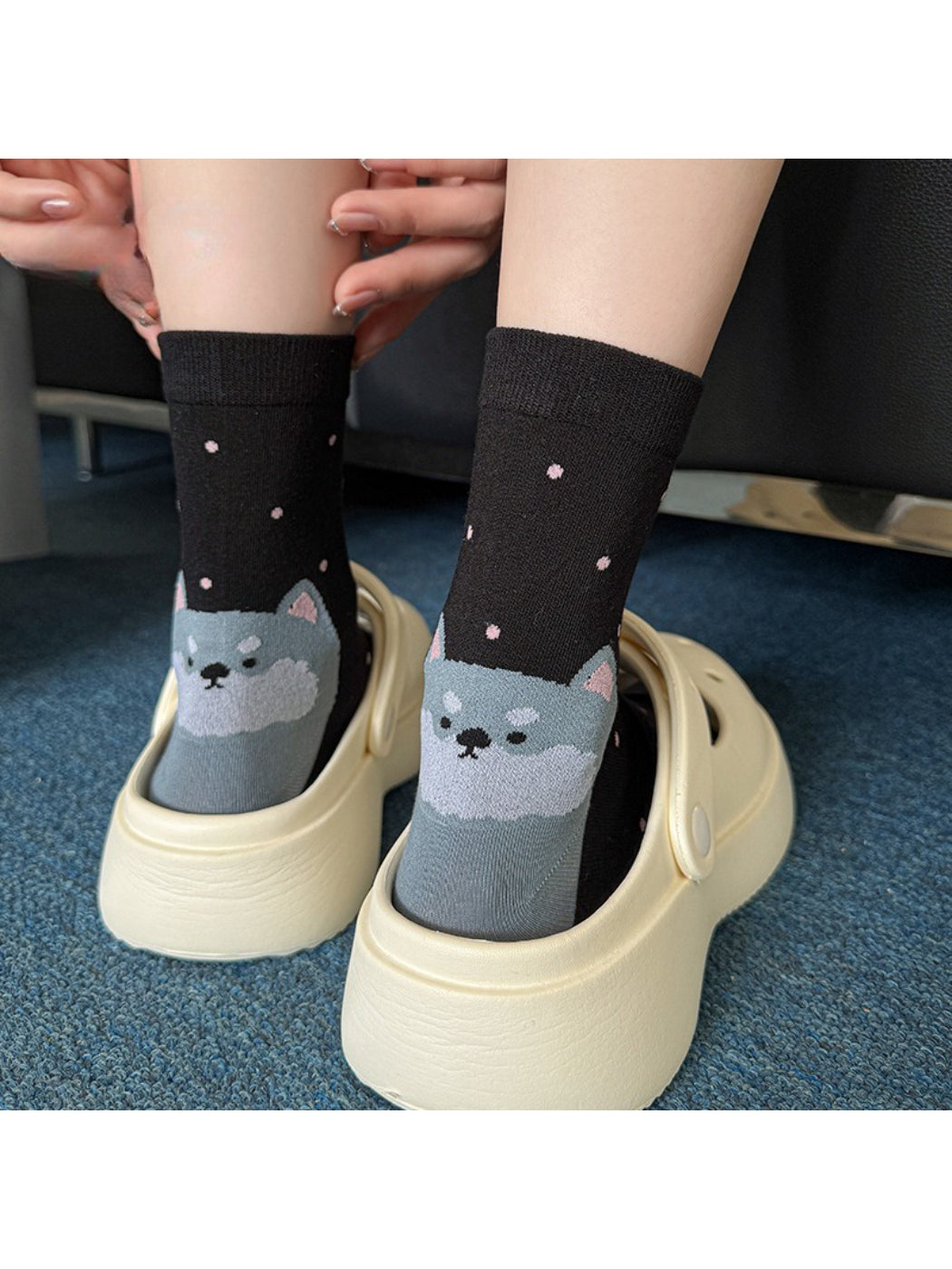 Rufia - Cute Animal Motif Crew Socks product image 2