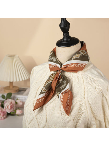 Scarvii - Classic Paisley Square Scarf