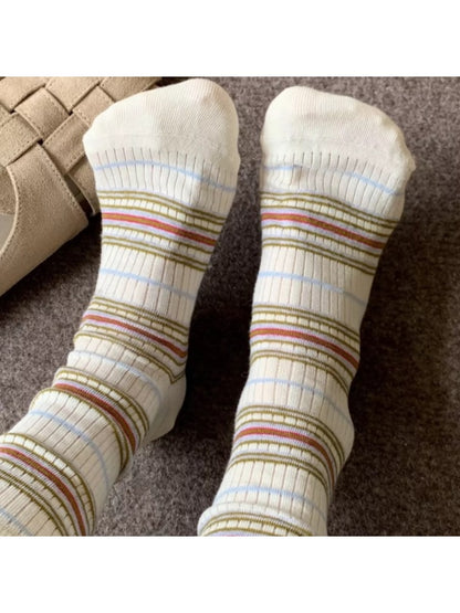 Rufia - Sweet Floral Mesh Crew Socks