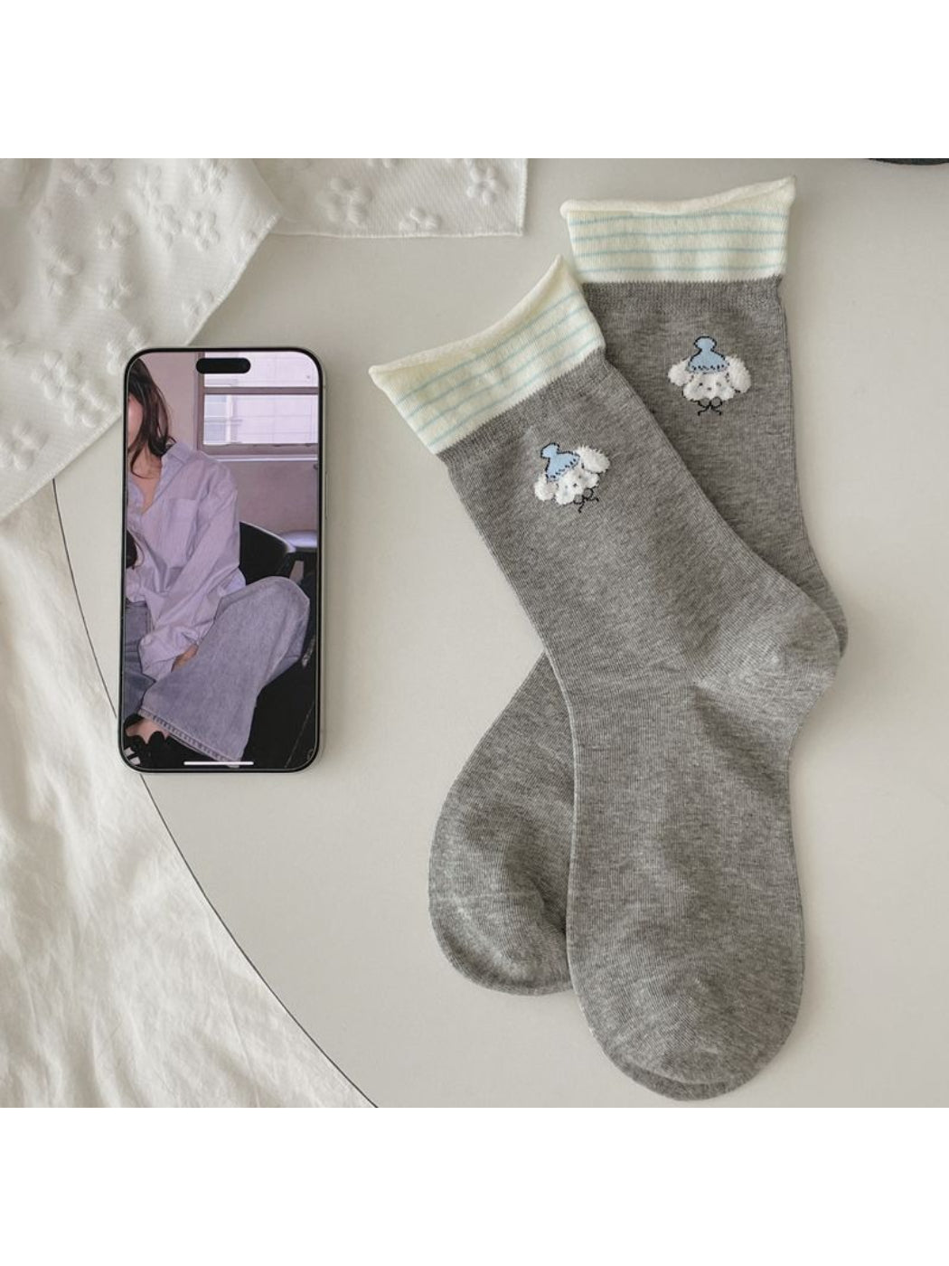 Rufia - Little Puppy Crew Socks product image 5