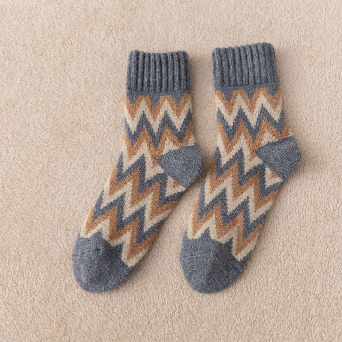 Rufia - Thick Striped Men's Mid-Calf Socks