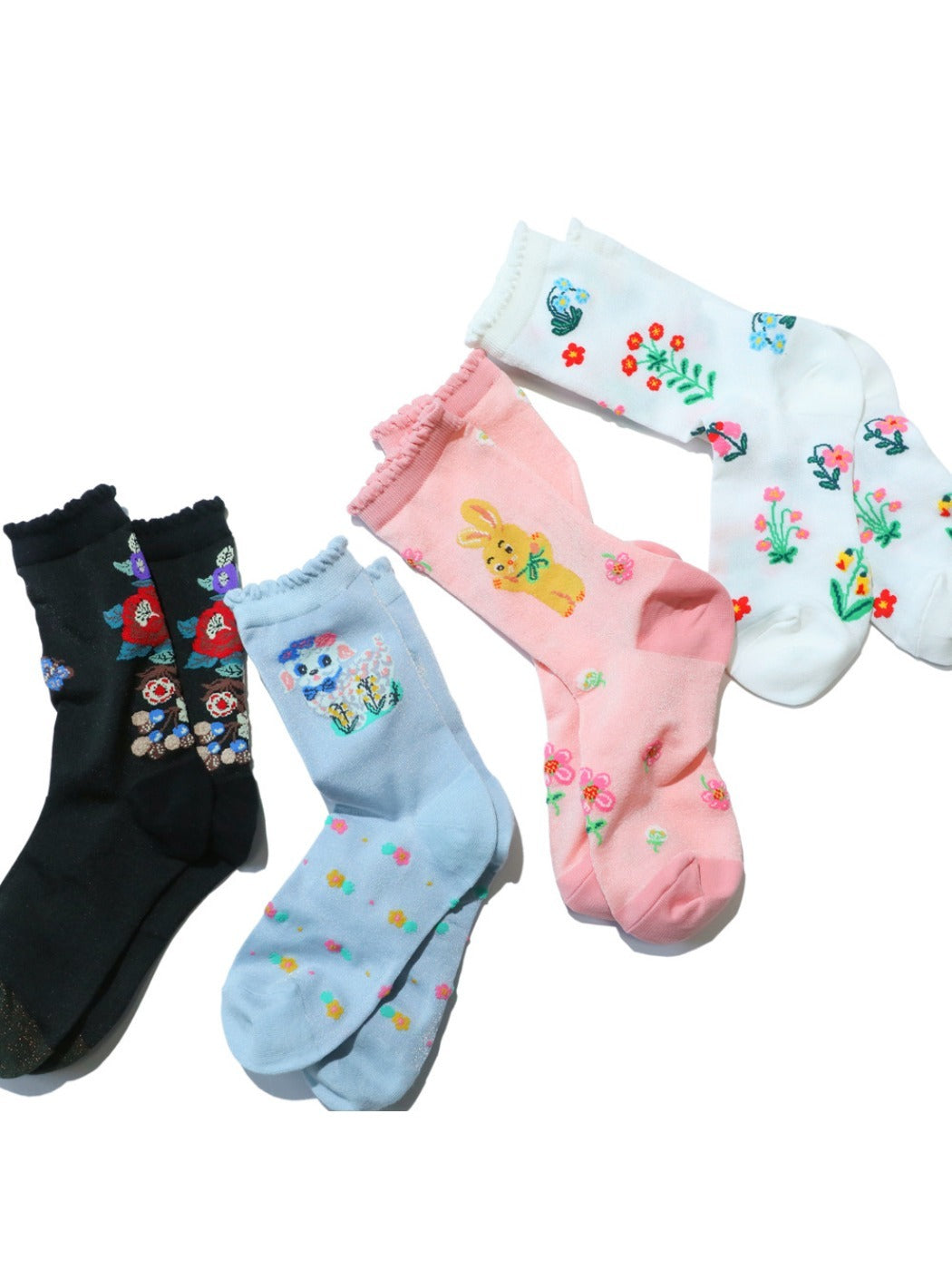Rufia - Fresh Style Cute Mid-calf Socks – Sweet & Simple