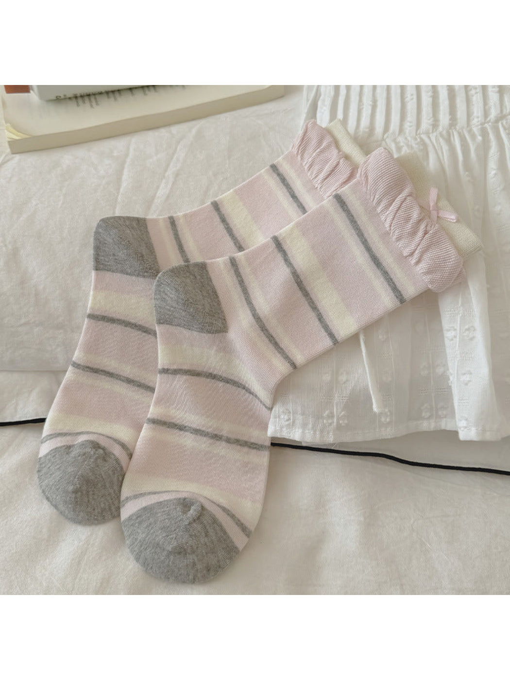 Rufia - Sweet Pattern Design Crew Socks