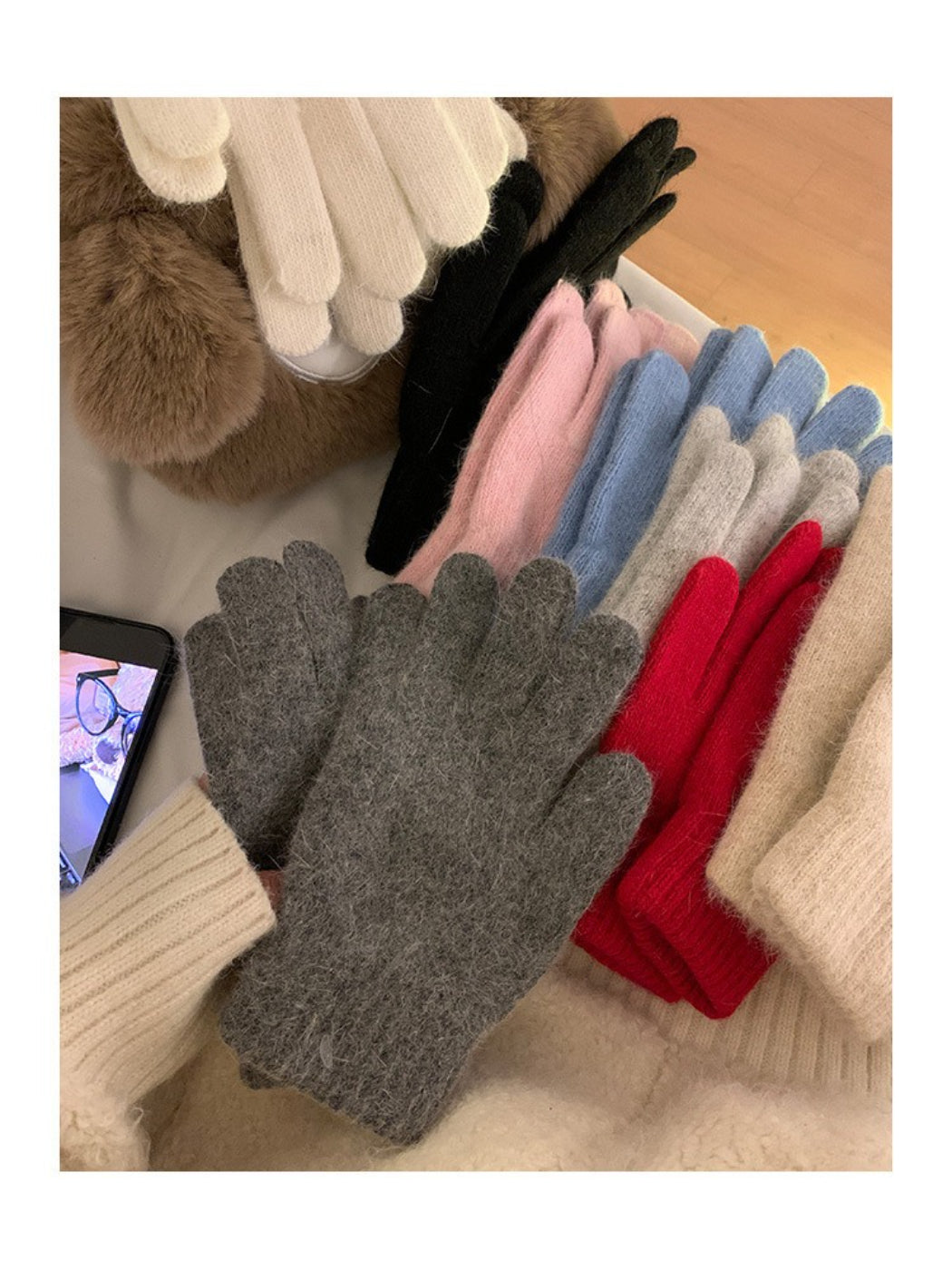 Gloving - Warm Knit Gloves for Women Winter