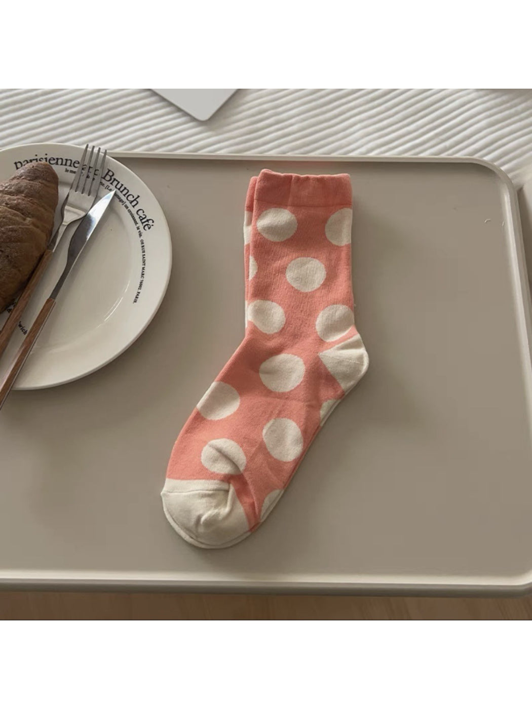 Rufia - Korean Style Polka Dot Crew Socks product image 11