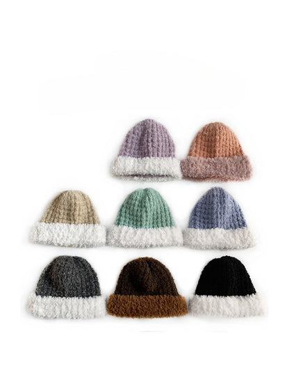 Haila - Soft Plush Cuffed Knit Beanie