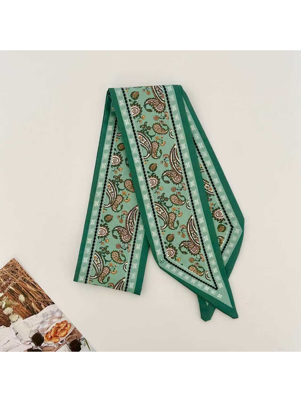 Scarvii Classic Paisley Skinny Scarf