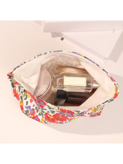 Cosbai Flower Print Makeup Storage Pouch product photo 2