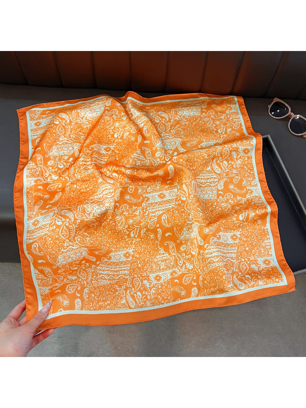 Scarvii Boho Paisley Square Scarf