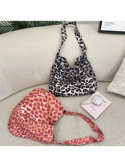 Cosbai - Leopard Print Shoulder Bag