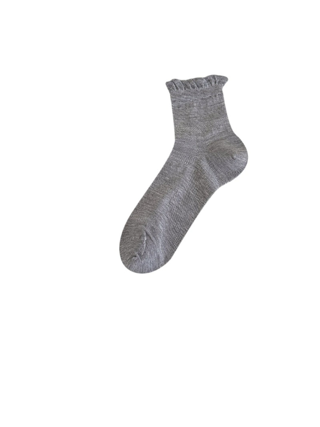 Rufia - Solid Ruffle Trim Crew Socks product image 6
