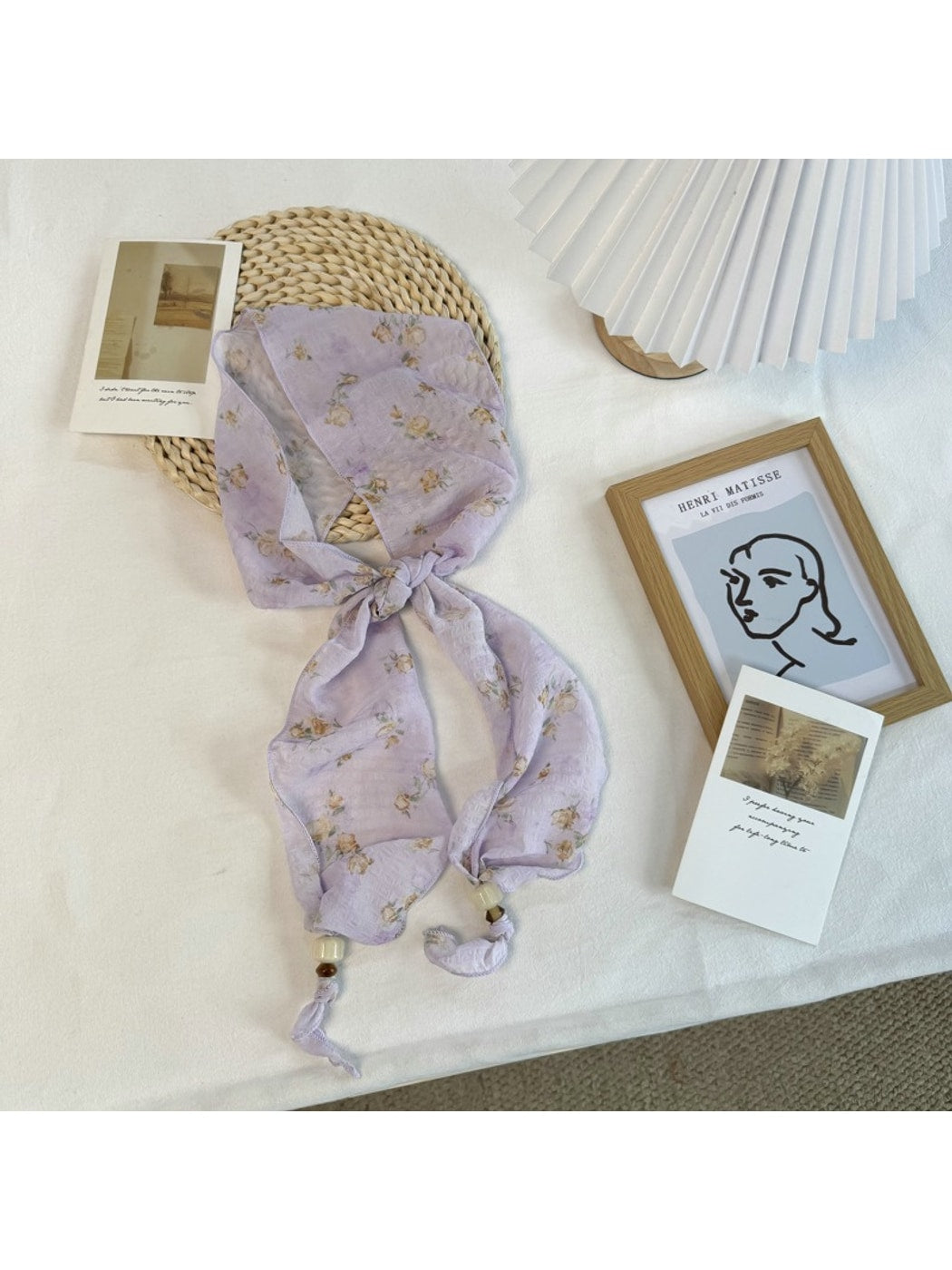 Scarvii - Retro Delicate Bloom Fashion Scarf