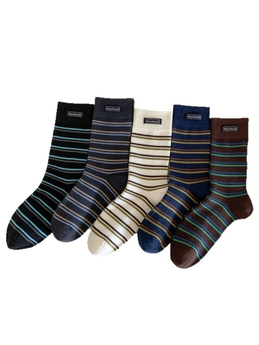 Rufia - Vintage Stripe Mid-Calf Socks