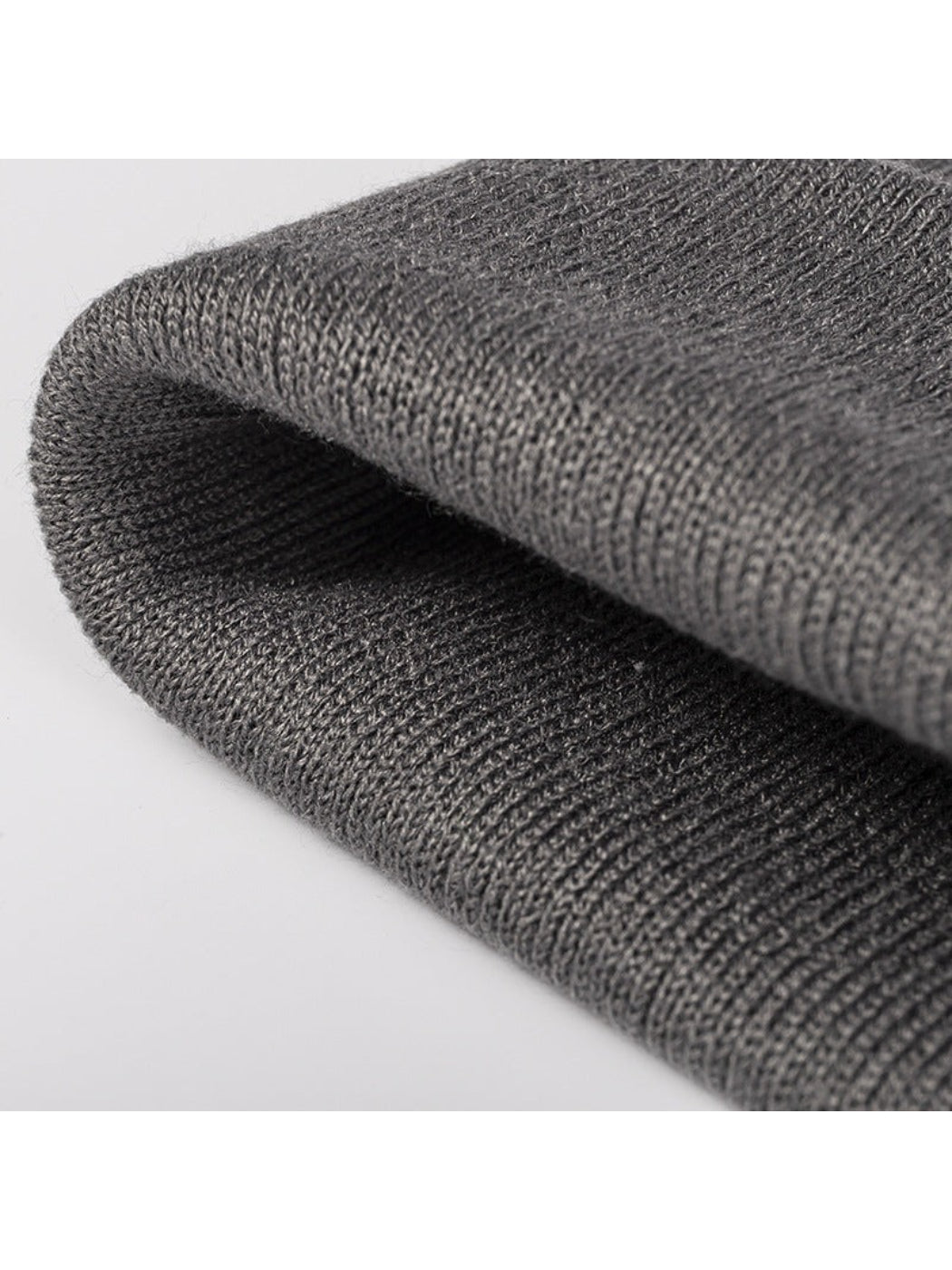 Haila - Rounded Ear Cuffed Knit Beanie