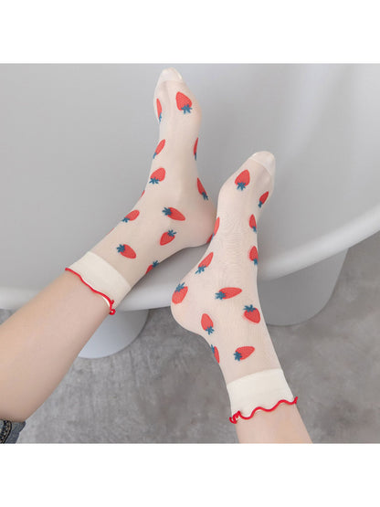 Rufia - Sheer Fruit Crew Socks product image 2