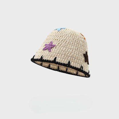 Haila - Playful Star Stitch Bucket Hat