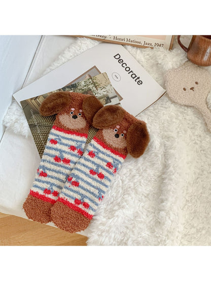 Rufia - Dachshund Plush Socks with Long Ears