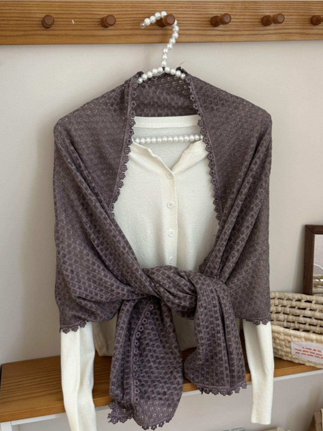 Scarvii - Cozy Versatile Minimalist Solid Color Warm Scarf