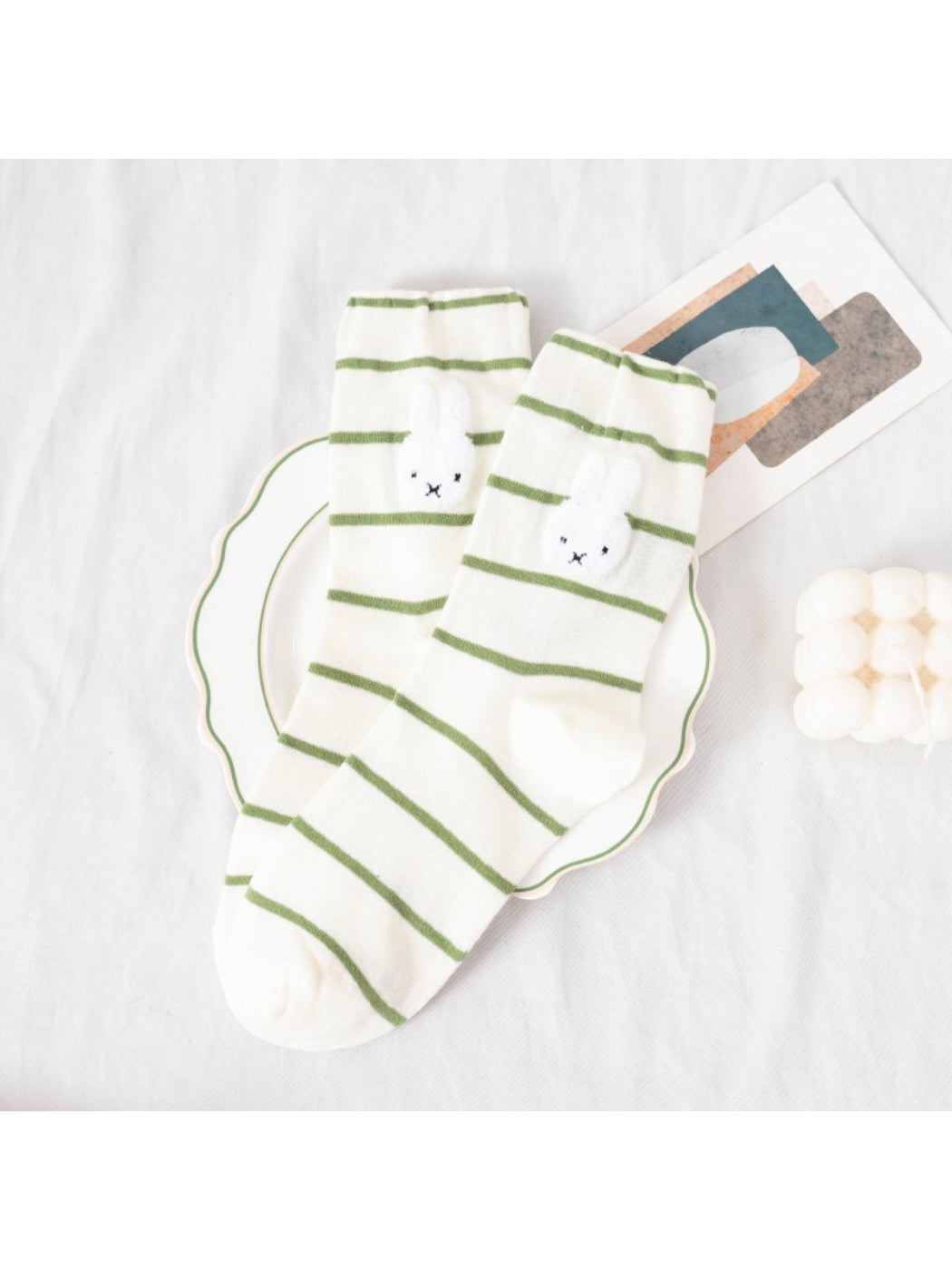 Rufia - Bunny Stripe Crew Socks product image 8
