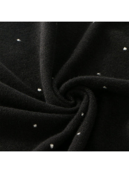 Scarvii - Polka Dot Tassel Winter Scarf