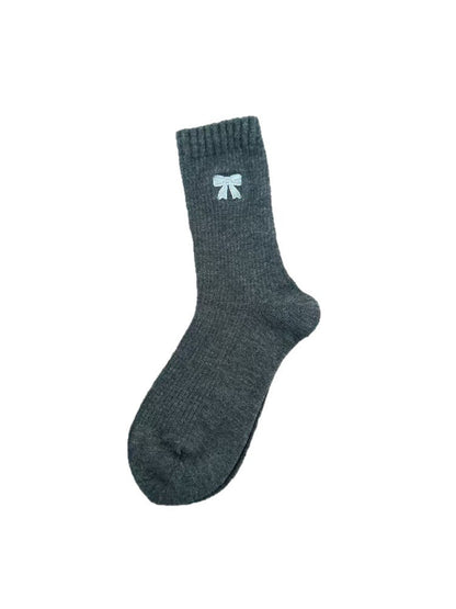 Rufia - Classic Ribbon Detail Crew Socks
