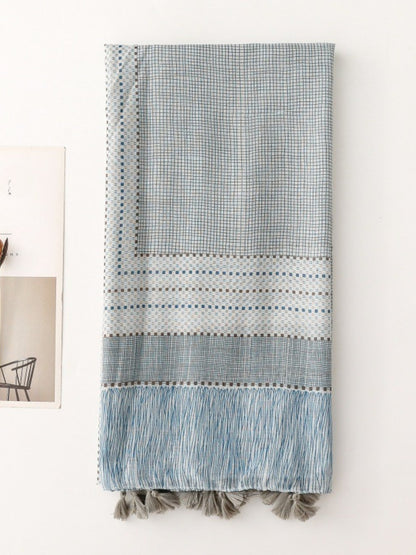Scarvii - Classic Blue-Grey Scarf Shawl
