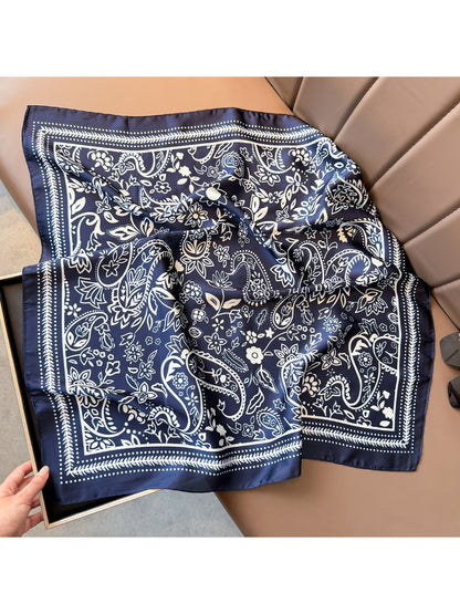 Scarvii Vintage Paisley Square Scarf