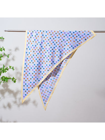 Scarvii - Sweet Printed Border Triangle Bandana