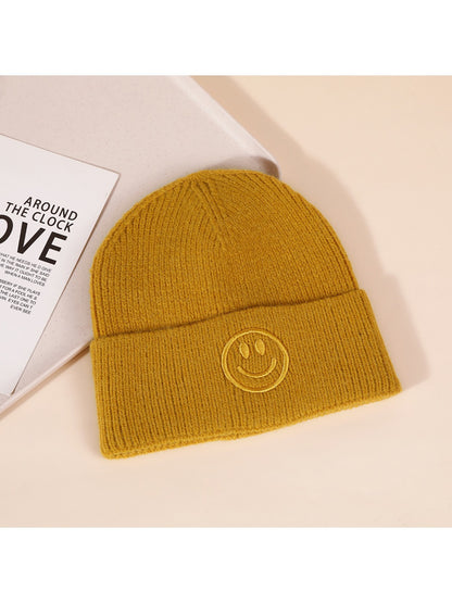 Haila - Winter Knitted Beanie with Smiling