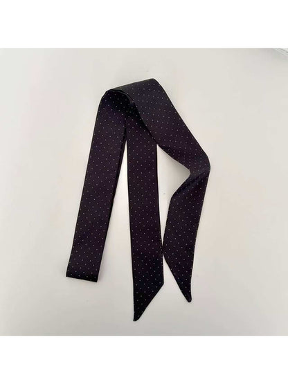 Scarvii Vintage Floral Pattern Skinny Scarf