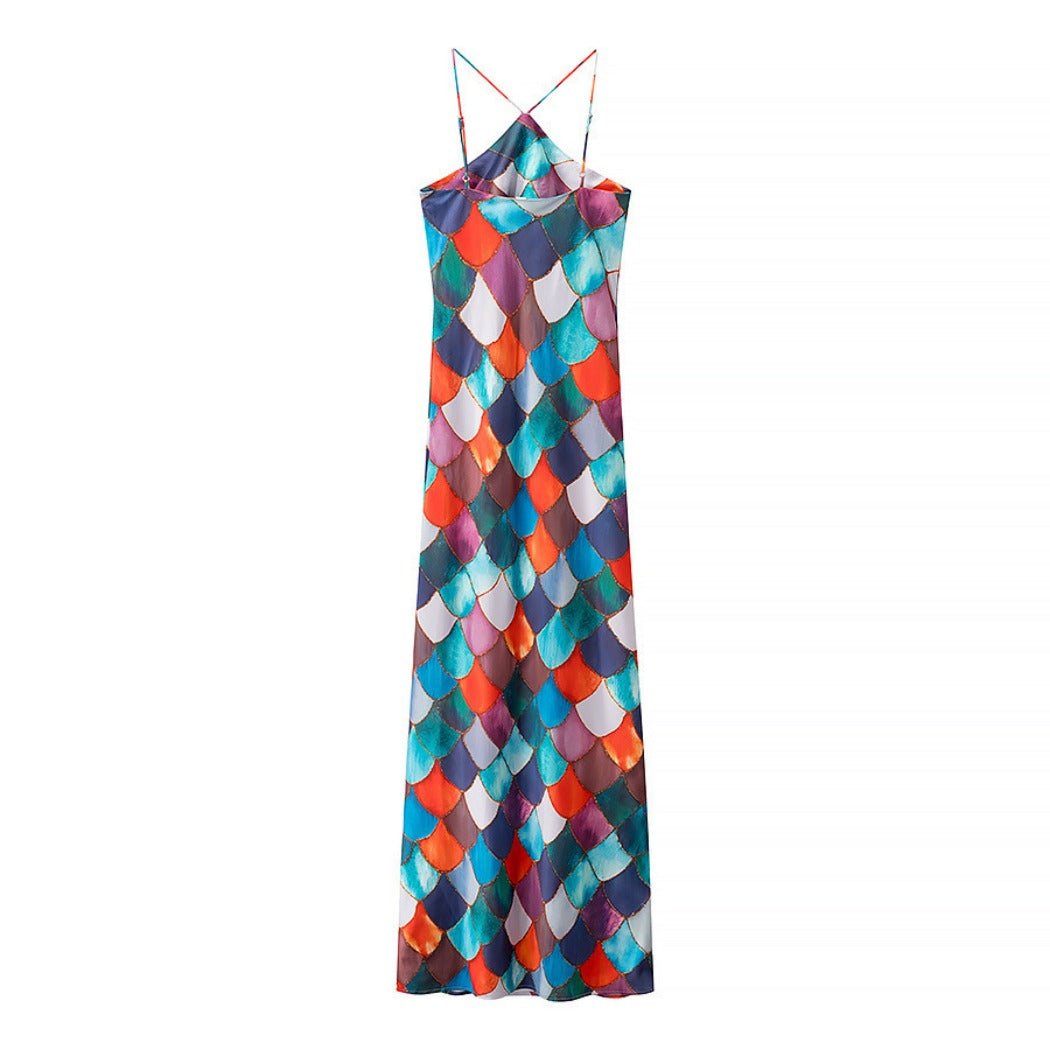 Troposa - Mermaid Scale Colorful Dress - Dreamy & Stylish