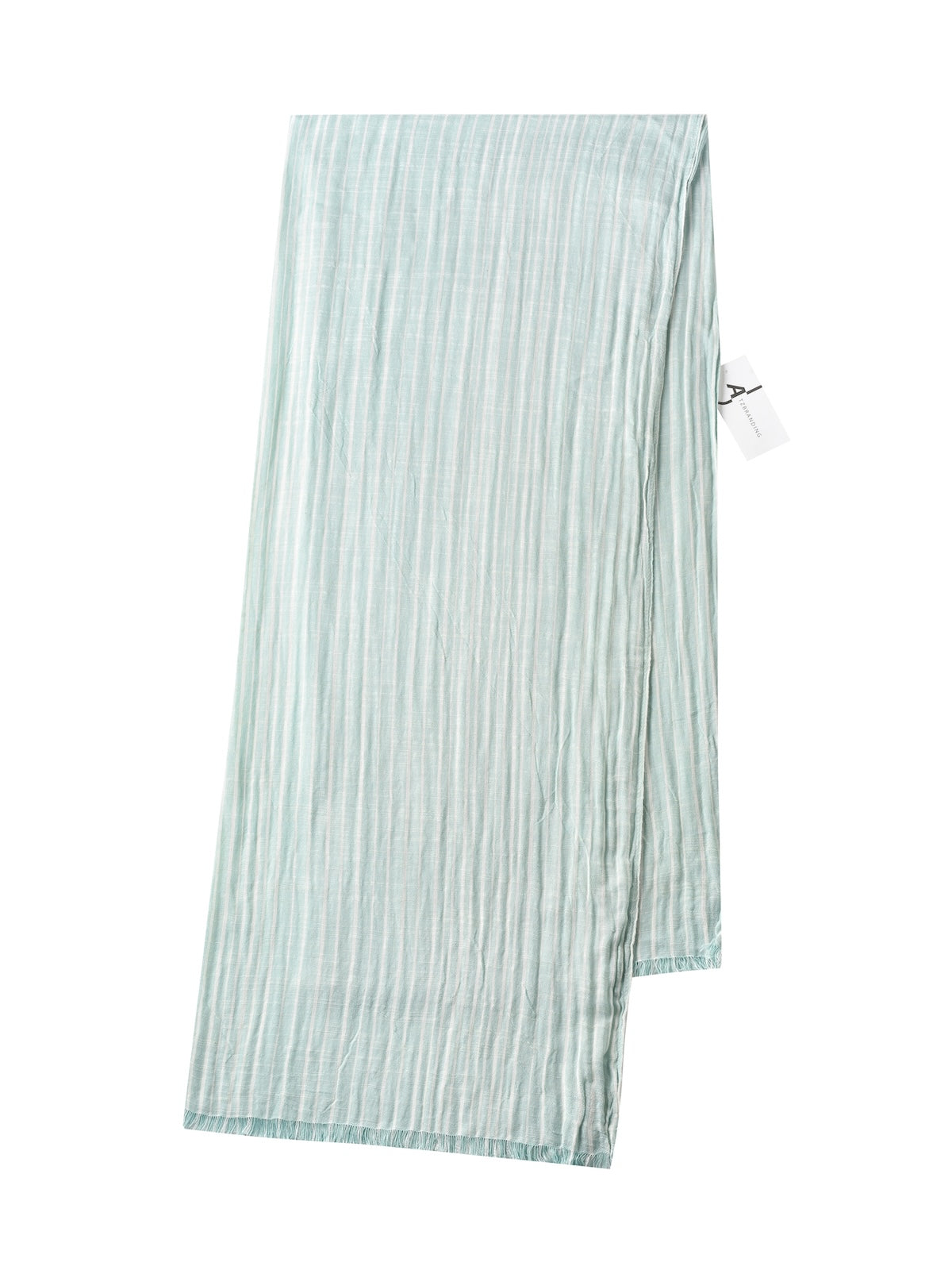 Scarvii – Striped Lightweight Fringe Scarf