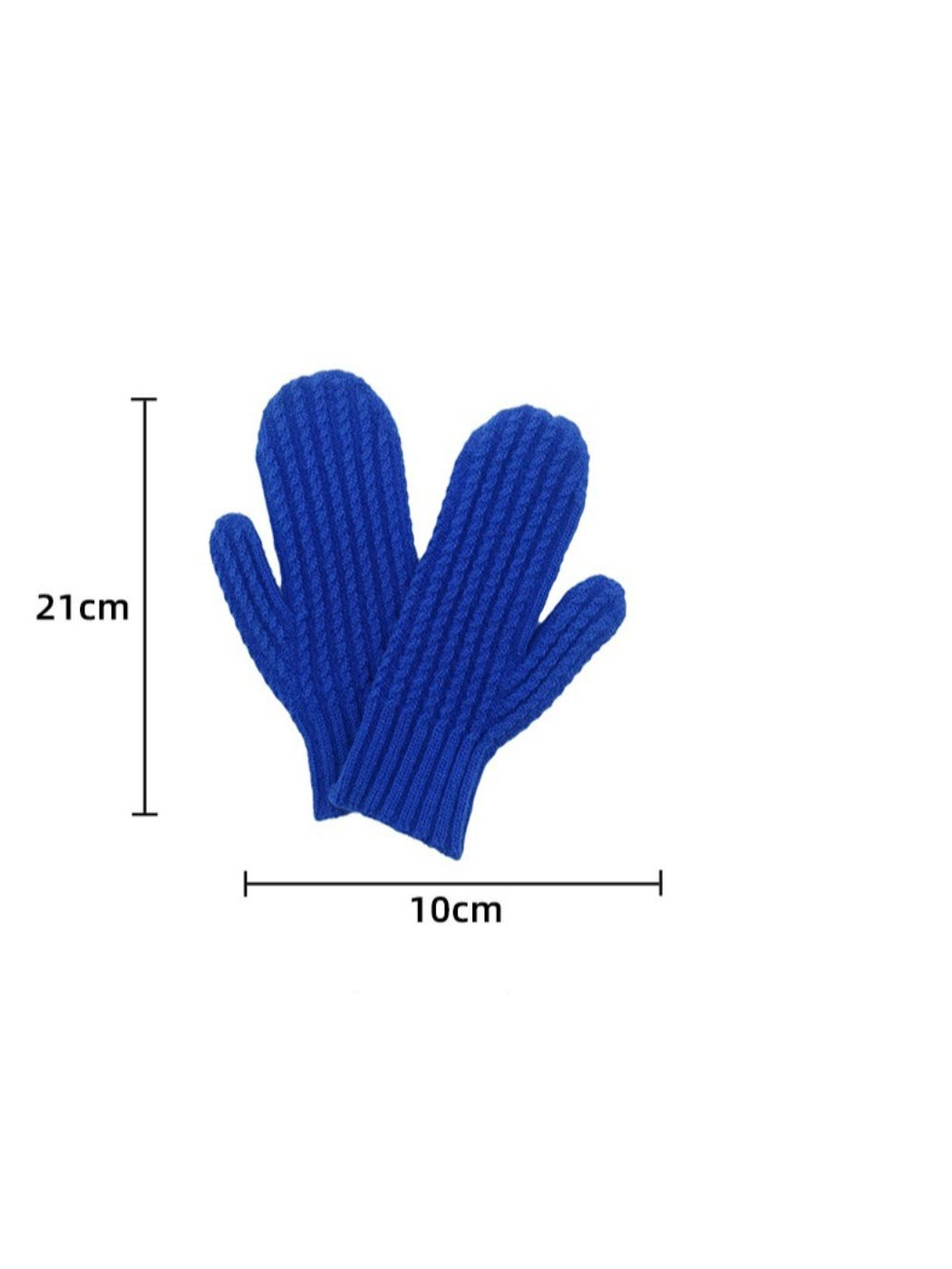 Gloving - Ribbed Knit Winter Mittens