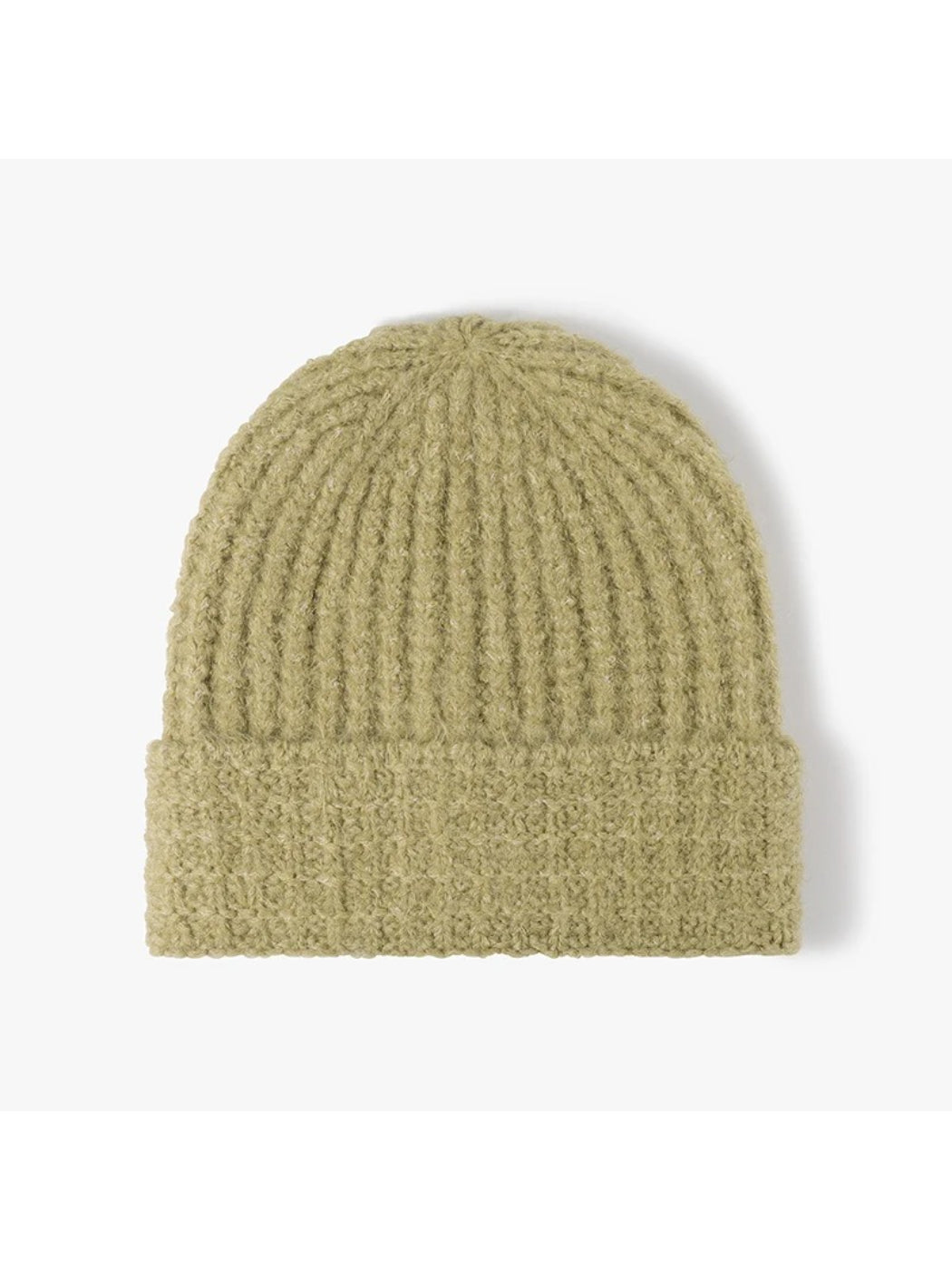 Haila - Textured Ribbed Cuffed Knit Beanie