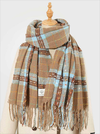Scarvii - Timeless Stylish Classic Plaid Warm Scarf