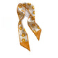 Scarvii - Yellow Floral Neck Scarf - Cheerful & Pretty