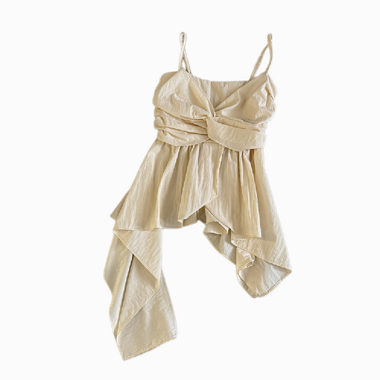 Vesty - Cross-design Tank With Adjustable Straps - Stylish & Hot