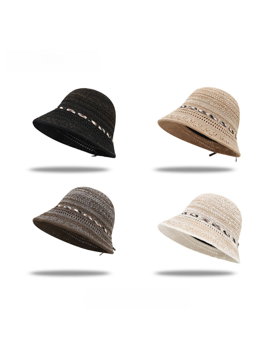 Haila - Elegant Round Crown Bucket Hat