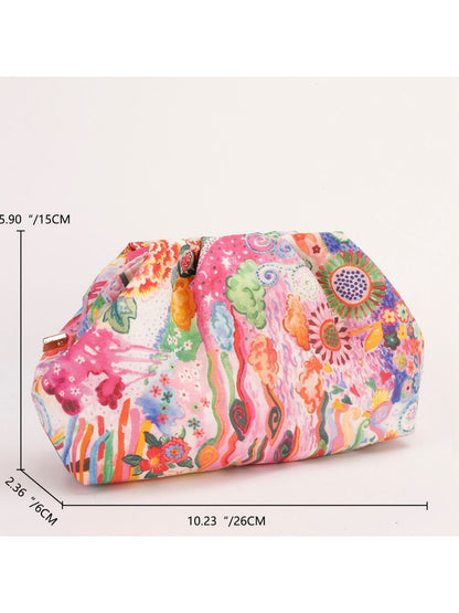 Cosbai - Graffiti Print Women's Clutch Bag